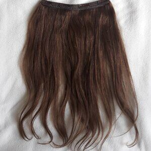 Luxy Hair 16" Neutral Brown Classic Volumizer Weft real hair extensions